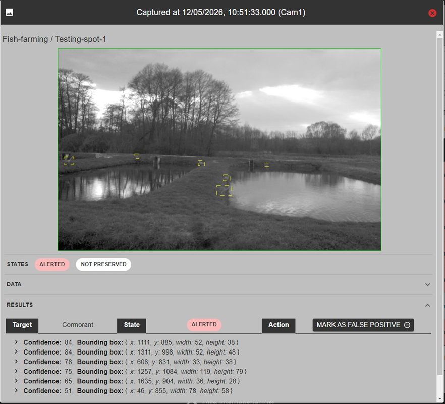 Sentinel camera unit deployed outdoors