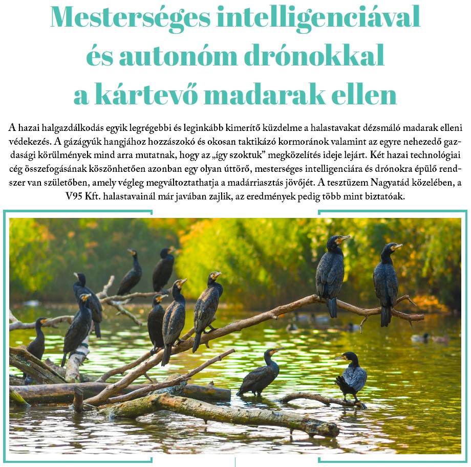 Page from the July issue of the Fisheries Journal featuring OrniShield